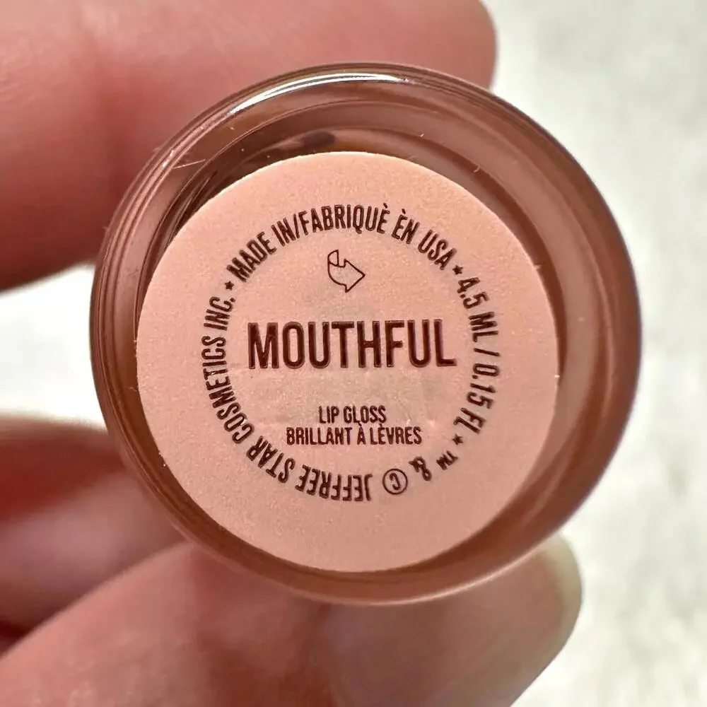 NIB Jeffree Star Mouthful The Gloss Lip Gloss Full Size 4.5ml